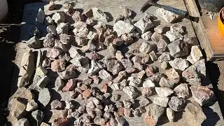 Rock hounding, Mojave, Desert, California ￼