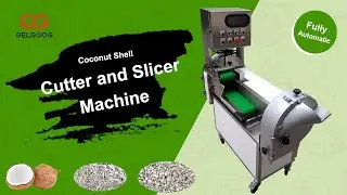 Automatic Coconut Cutting Slicing Machine/Multipurpose Vegetable and Fruit Cutter and Slicer