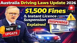Driving Law Shock 2026 🇦🇺 | $1,500 Fines for Offenders | Instant Licence Loss Explained