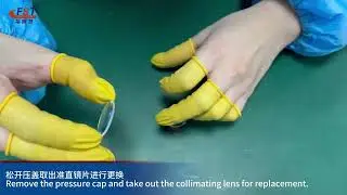 6000W cleaning replacing the collimating lens