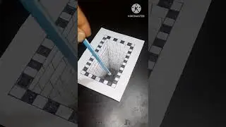 3d hole drawing | 3d illusion #shorts #youtubeshorts | 3d art |