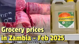 Grocery prices in Zambia in Feb 2025 - Lets take a look