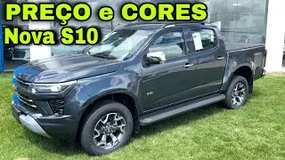 NOVA CHEVROLET S10 LTZ 2026 - S&Atilde;O 7 CORES DISPON&Iacute;VEIS VEJA O PRE&Ccedil;O ATUAL.