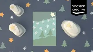 Craft Punch Set Snowflake Star Christmas Tree 3pcs
