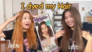 DIY dying my hair Ash | Hello Bubble X @BLACKPINK edition | MeBhutanese YouTuber