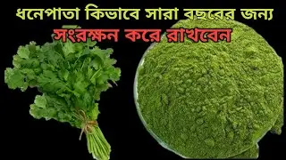 How to store coriander leaves for years? // Homemade coriander powder // @iamramen1