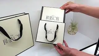 Boite A Bijoux Customized Pe Film Jewelry Display Storage Box Earring Necklace Jewelry Gift Box Set