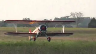 Stearman, N450JW take-off #2  8/28/10 at 1833