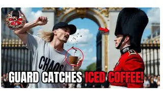 Royal Guard Catches Iced Coffee in Mid-Air! | Royal Guard