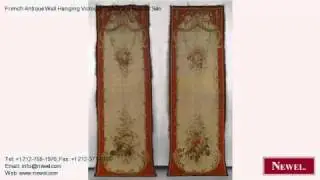 French Antique Wall Hanging Victorian Textiles and Rugs