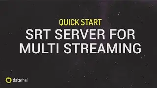 Quick Start: SRT Server with Publication Service for multi streaming with SRT in datarhei Restreamer