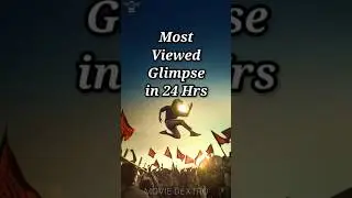 Most Viewed Glimpse in India in 24 Hours #peddi #glimpse #trending #short