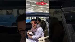 Aamir Khan's GF Gauri Spratt came to PICK him up from the airport 😍 #shorts #aamirkhan #gaurispratt