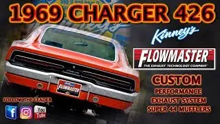 1969 Charger 426 Hemi Custom Dual System flowmaster Super 44's