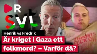 Debatt: Henrik J&ouml;nsson mot Fredrik S&ouml;derholm &mdash; Gaza, SVT