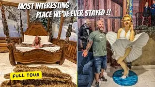 We Stayed in an INCREDIBLE THEMED MANSION in ORLANDO!! (Lake Louisa Chateau)