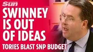 Craig Hoy blasts SNP budget - John Swinney is out of ideas & SNP is running out of time