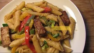 Jerk Flavored Tofu Rasta Pasta || Easy and Delicious Plantbased Rasta Pasta