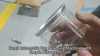 Nitrogen Flush Can Sealing Machine - Semi-Automatic Seamer for Extended Shelf Life Packaging