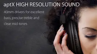 Avantree Audition - Bluetooth Over-Ear Headphones & Mic for PC with 40hr Battery Life