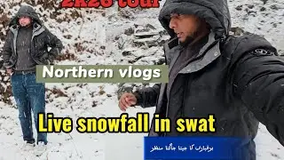 January 3, 2026 4k #view live snowfall in sawat malamjabba 