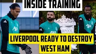 LIVERPOOL&rsquo;S FINAL AGGRESSIVE TRAINING LEAKED! THE REDS PREPARE TO DESTROY WEST HAM IN BRUTAL STYLE!