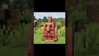 Odrzucone moby w Minecraft MIEDZIANY GOLEM #Shorts