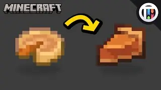 Minecraft's Pixel Art Re-texture - Pumpkin Pie (Speed Art)