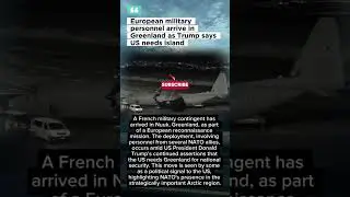 Trump Wants Greenland, but Europe Says NO! 🇬🇱🚨 #shorts