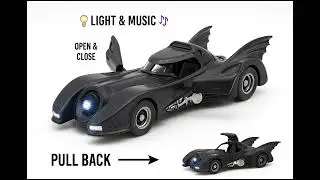 Super Cool Batmobile Toy Car for Kids | Flashing Lights & Real Sounds