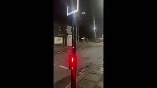 4G Telent LED traffic lights Puffin crossing Brentwood, Ongar Road