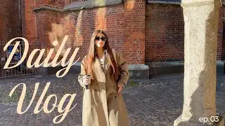 cozy autumn vlog🍂🎓 | thesis pickup, cafe hopping, kurdish dinner & movie night