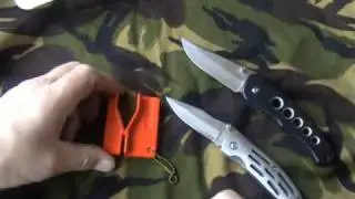 SHARPEN KNIVES LANSKY POCKET KNIFE SHARPENER. MINI CROCK STICKS.