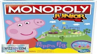 Hasbro Gaming Monopoly Junior: Peppa Pig Edition Board Game for 2 4 Players