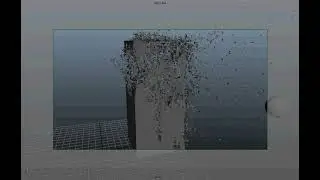 Maya Ncloth Demolition Building