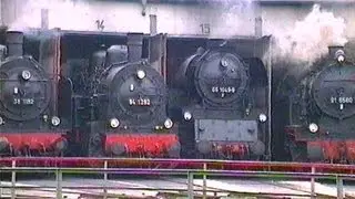 DR - 1993 - Traditionsloks der Rbd-Erfurt im Bw Arnstadt