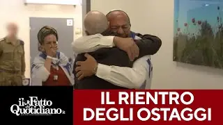 Gli ostaggi israeliani riabbracciano le famiglie: le immagini con Mor, Breslavski e Zangauker