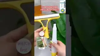 &nbsp;3 in 1 Window Cleaning Wiper Squeegee With Spray Bottle online shopping finds 🛍️ #utilityproducts