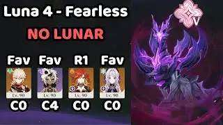 Stygian Onslaught 幽境の激戦 Luna 4 (6.3) Fearless Difficulty Mavuika C0R1 Abyss Doggy | Genshin Impact