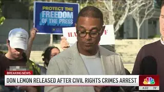 Don Lemon released from federal custody after civil rights crimes arrest
