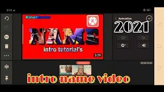 paano gumawa NG name intro sa video using (kinemaster) editor (Tagalog tutorial)