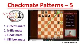 Checkmate Patterns -5 by Omkar Chakradeo Sir!