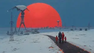 Deep Horror Frequencies - Blood Moon Descent | Alien World Dystopian Soundtrack