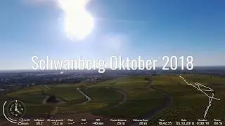 Drohnenflug am Schwanberg Oktober 2018