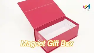 luxury beverage packaging boxes , recyclable magnetic red wine gift box with logo