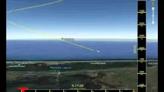 Google Earth space shuttle Atlantis final landing.avi