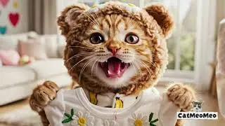 Oh No! 😱 Mama Cat is Too Chubby for the Dress Kitten Made!  | CatMeoMeo