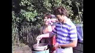 1982 David & Sandi go camping