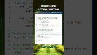strong vs weak references in python 