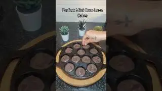 Perfect Mini Oreo Lava Cake at Home #oreo #lavacake #minicake #shorts #recipe